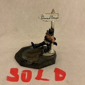 SOLD - Vintage Cast Iron Bourbon Street Ashtray